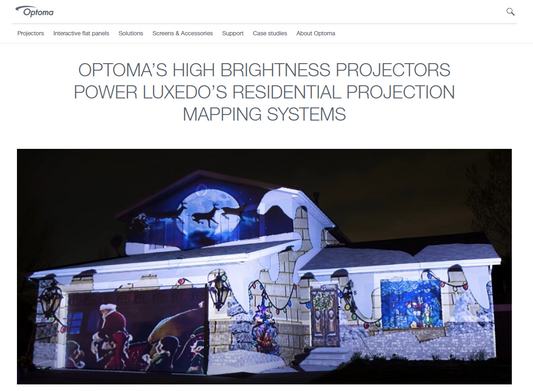 Optoma Case Study: Luxedo Partner for Projection Mapping